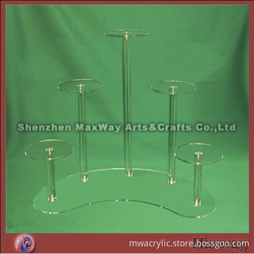 Dismountable acrylic Semi Circle Base Risers